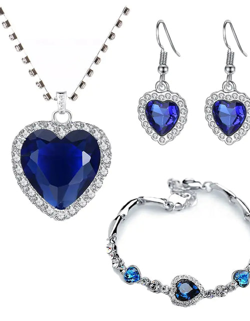 Load image into Gallery viewer, Titanic Heart of Ocean Inspired Jewelry for Women
