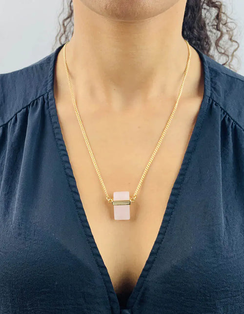 Load image into Gallery viewer, Natural Marble Stone Necklace
