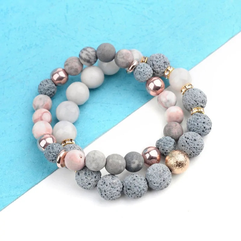 Lava Rock Stone Bracelet