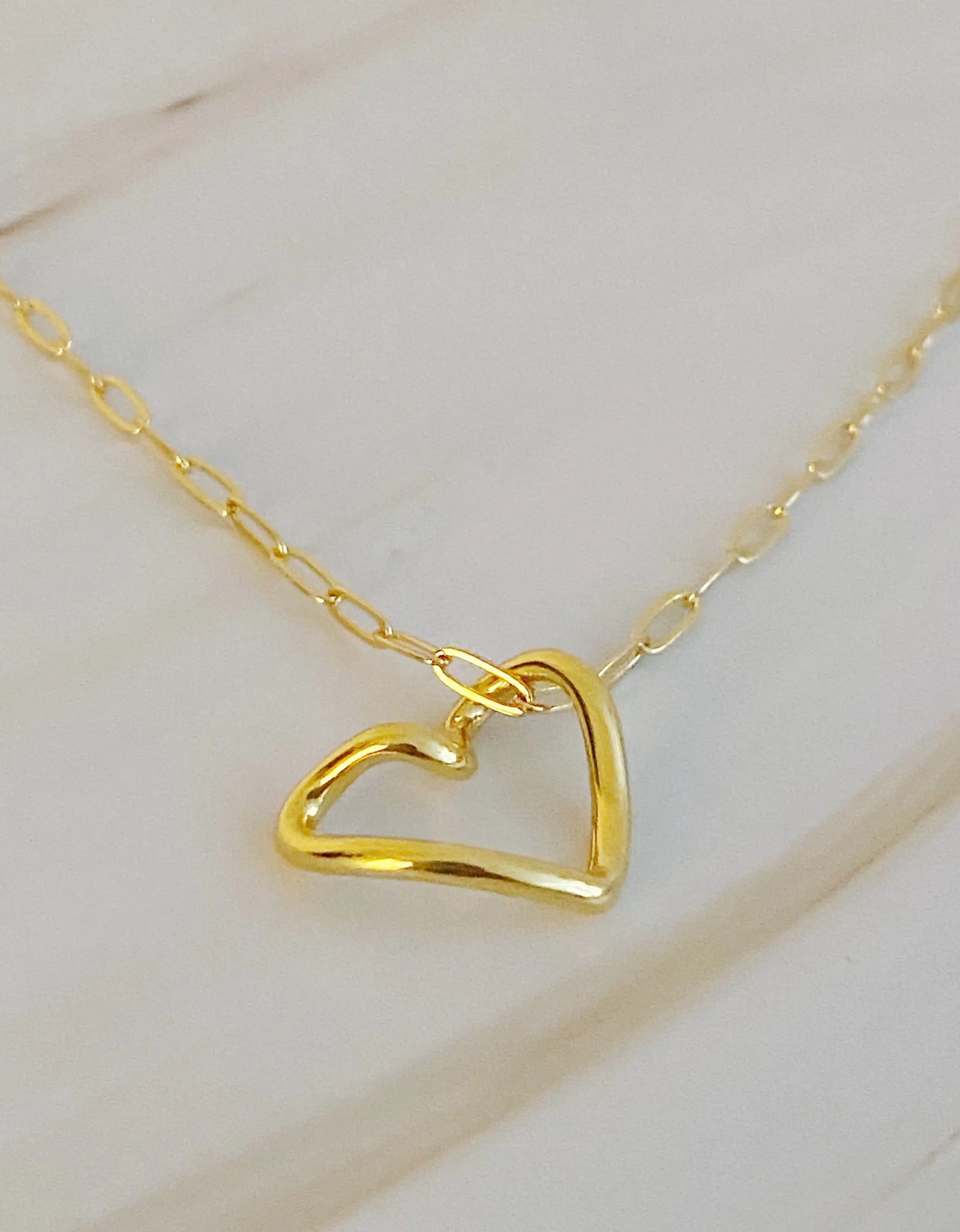 Heart And Chain Necklace