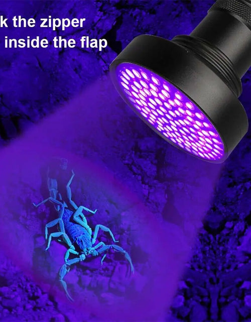 Load image into Gallery viewer, UV Ultraviolet Light 100 LED Flashlight BlackLight 395nM Inspection Lamp Torch
