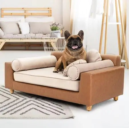 Load image into Gallery viewer, Premium Dog Sofa Bed – Removable, Washable Cushion with Joint Support
