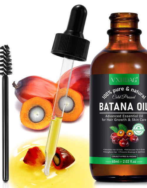 Load image into Gallery viewer, Batana Oil - 100% Pure &amp; Natural from Honduras for Hair Growth, Eliminates Split Ends, Enhances Radiance &amp; Nourishment for All Hair Types, 2.02 fl oz 2.02 Fl Oz (Pack of 1)
