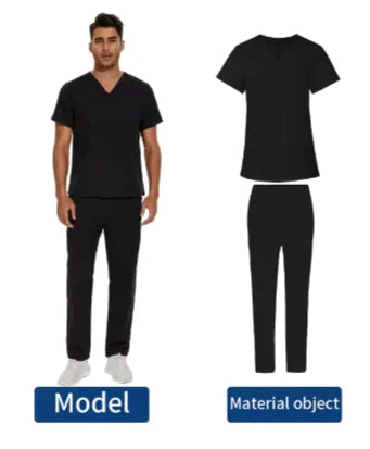 Load image into Gallery viewer, Men&#39;s V-Neck Medical Uniform
