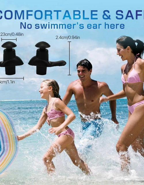 Load image into Gallery viewer, 5/10 Pairs Soft Silicone Ear Plugs For Swimming Sleeping Anti Snore Reusable USA
