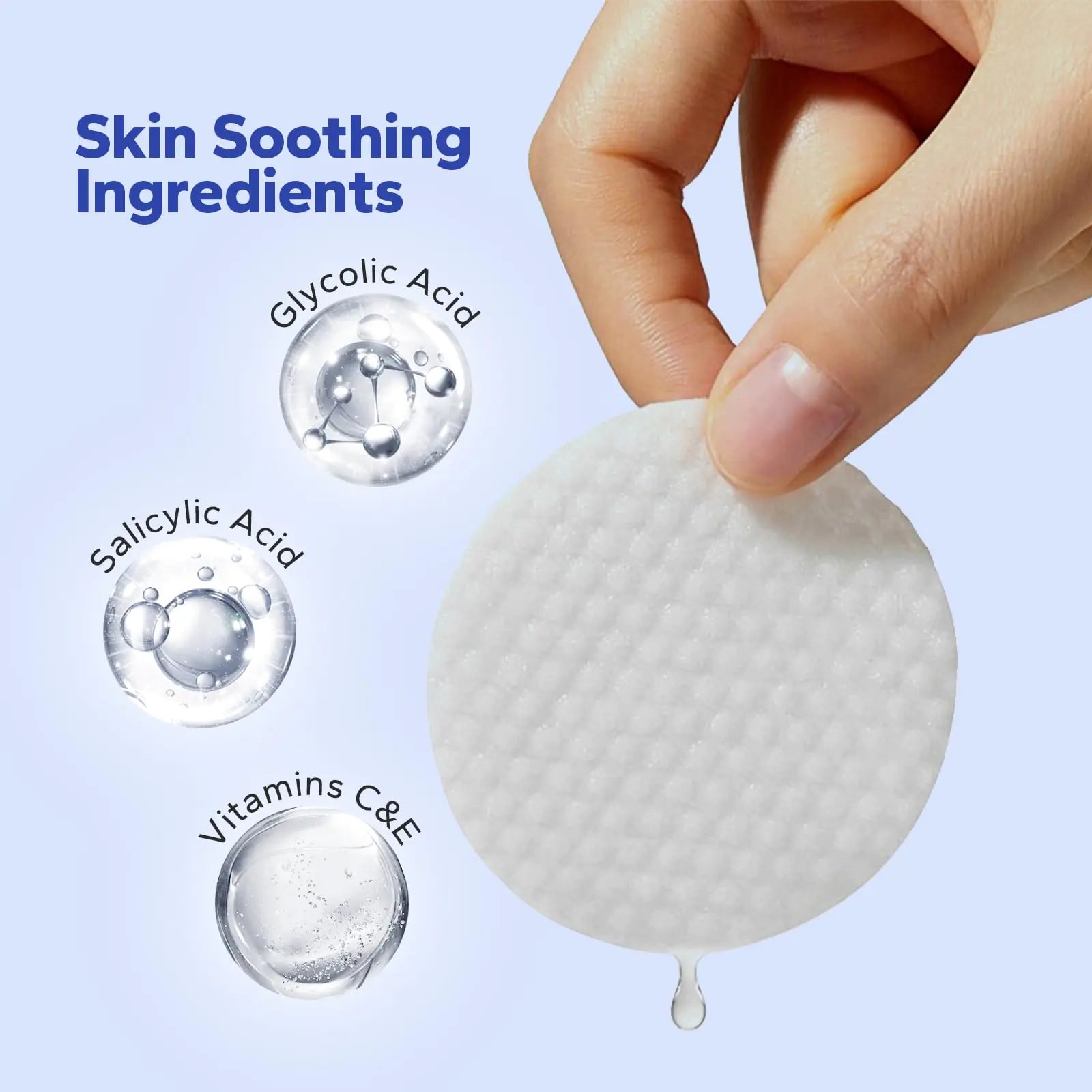 Glycolic Acid Resurfacing Pads (60 Count), 10% Ultra Pure Glycolic Acid + 2% Salicylic Acid, Exfoliating Peel Pads for Face, Effective Chemical Peel, Radiant Skin Renewal