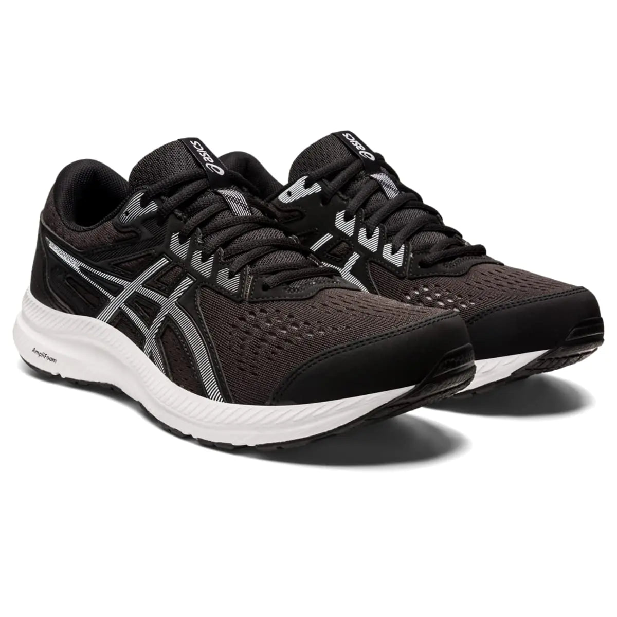 ASICS Men's Gel-Contend 8 Running Shoes 8.5 X-Wide Black/White