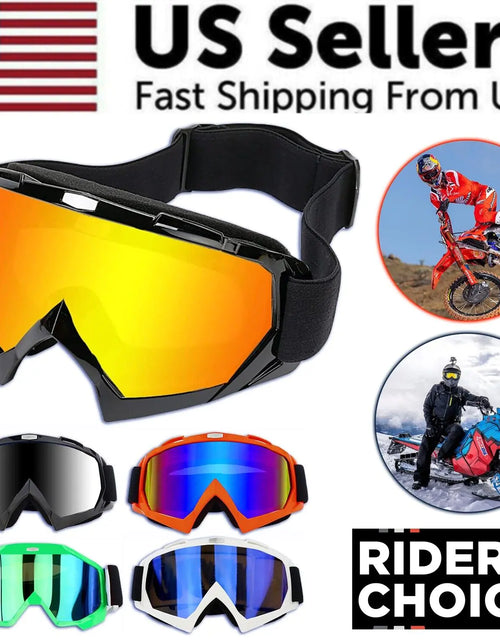 Load image into Gallery viewer, Motocross Goggles Racing Off-Road Dirt Bike ATV UTV BMX MX XC Motorcycle Eyewear
