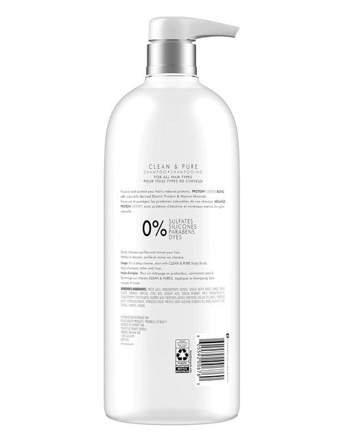 Load image into Gallery viewer, Nexxus Clean and Pure Clarifying Shampoo, With ProteinFusion, Nourished Hair Care Silicone, Dye And Paraben Free 33.8 oz
