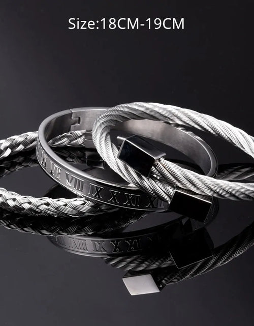 Load image into Gallery viewer, Stainless Steel Bracelet Men Jewelry
