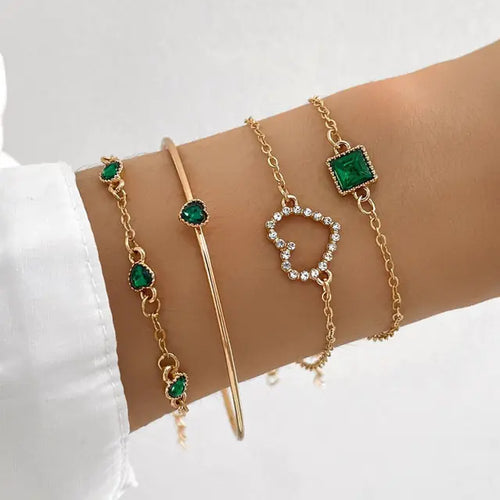 Load image into Gallery viewer, Inlaid Bracelet Jewelry Set
