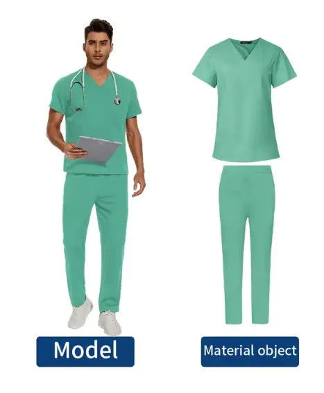 Load image into Gallery viewer, Men&#39;s V-Neck Medical Uniform
