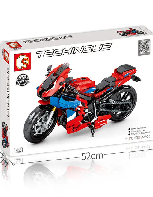 Load image into Gallery viewer, Motorcycle Model Building Blocks
