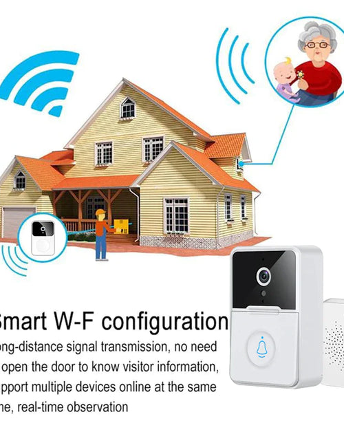 Load image into Gallery viewer, Wireless Security Smart WiFi Doorbell Intercom Video Camera Door Ring Bell Chime
