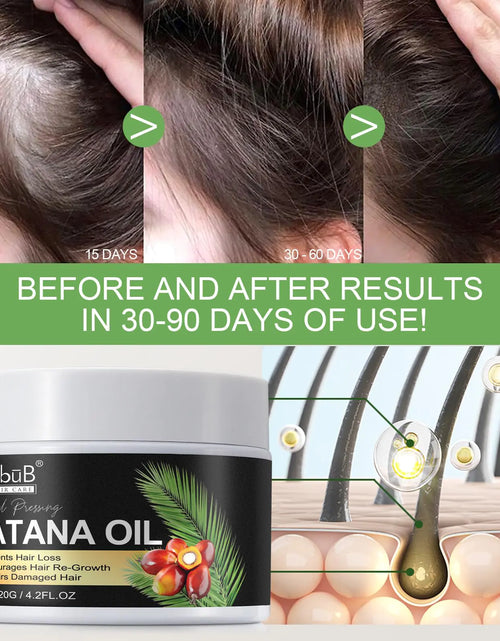 Load image into Gallery viewer, Raw Batana Oil for Hair Growth and Repair -100% Pure, Unrefined Oil from Honduran Rainforests Prevent Hair Loss and Enhances Hair Thickness in Men &amp; Women 4.2 Fl Oz (Pack of 1)
