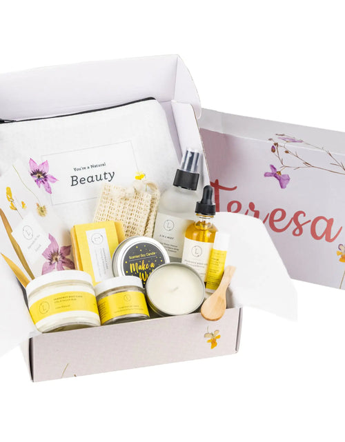 Load image into Gallery viewer, Wholesale Care Package - Natural Bath and Body Gift Set - 9 products
