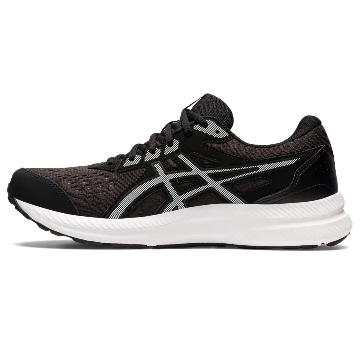 ASICS Men's Gel-Contend 8 Running Shoes 8.5 X-Wide Black/White