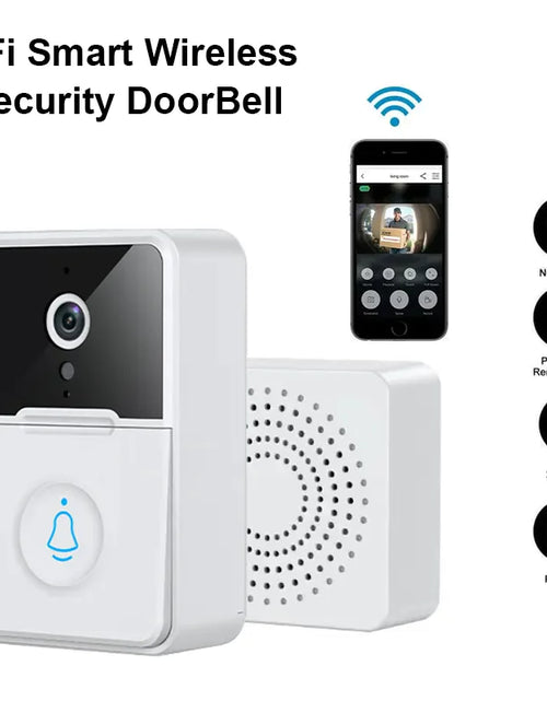 Load image into Gallery viewer, Wireless Security Smart WiFi Doorbell Intercom Video Camera Door Ring Bell Chime
