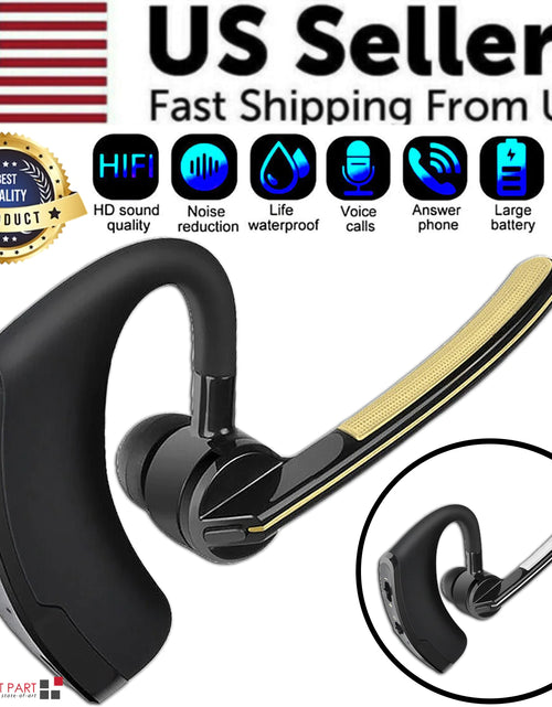 Load image into Gallery viewer, Bluetooth Earpiece Wireless Headset Noise Cancelling Headphones Driver Trucker
