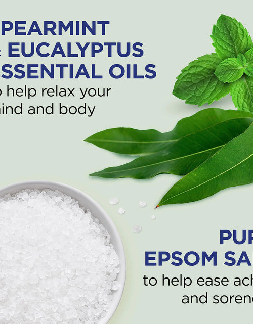 Load image into Gallery viewer, Dr Teal&#39;s Foaming Bath with Pure Epsom Salt, Relax &amp; Relief with Eucalyptus &amp; Spearmint, 34 fl oz (Pack of 4) (Packaging May Vary)
