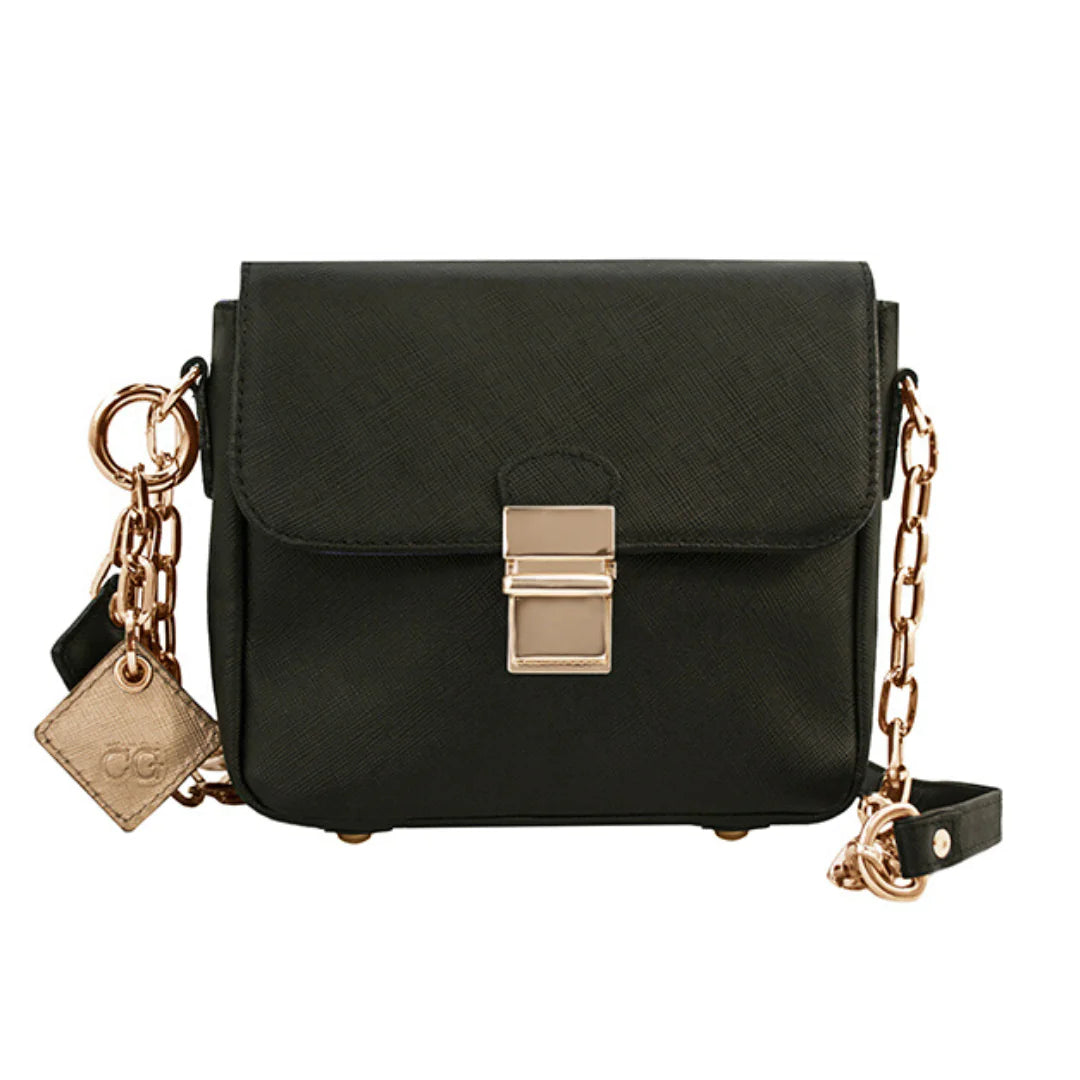 Tiny Leather Crossbody -Black (Option 1)