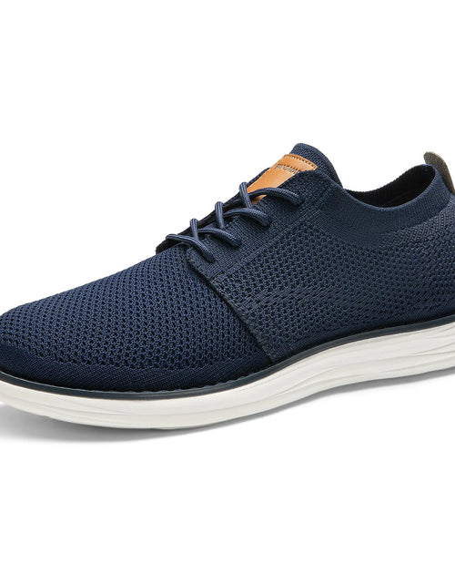 Load image into Gallery viewer, Bruno Marc Men&#39;s KnitFlex Breeze Mesh Sneakers Oxfords Lace-Up Lightweight Casual Walking Shoes 10.5 1/Dark/Blue
