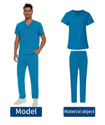 Load image into Gallery viewer, Men&#39;s V-Neck Medical Uniform
