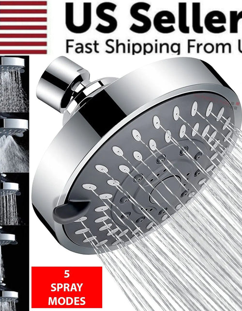 Load image into Gallery viewer, Shower Heads Handheld Spray High Pressure Adjustable Showerhead Top Spray Bath
