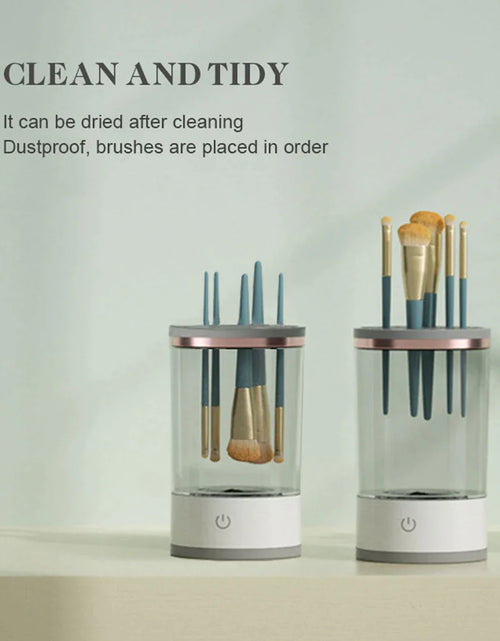 Load image into Gallery viewer, Automatic Brush Cleaner Electric Makeup Brush Cleaning Machine Fast Clean Dryer
