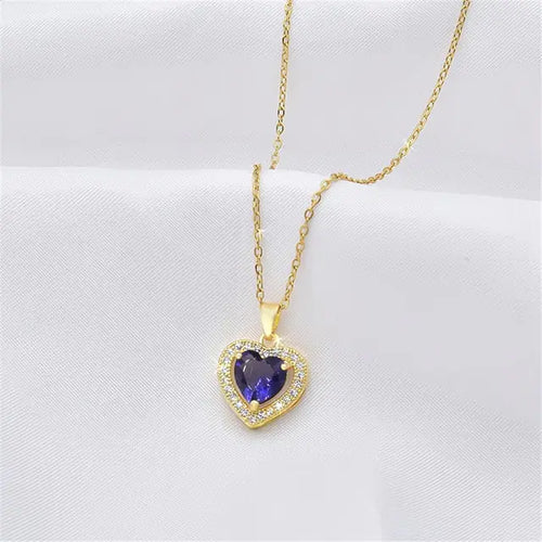 Load image into Gallery viewer, Heart Crystal Jewelry Set
