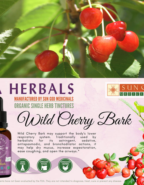 Load image into Gallery viewer, Ra Herbals Certified Organic Wild Cherry Bark Tincture
