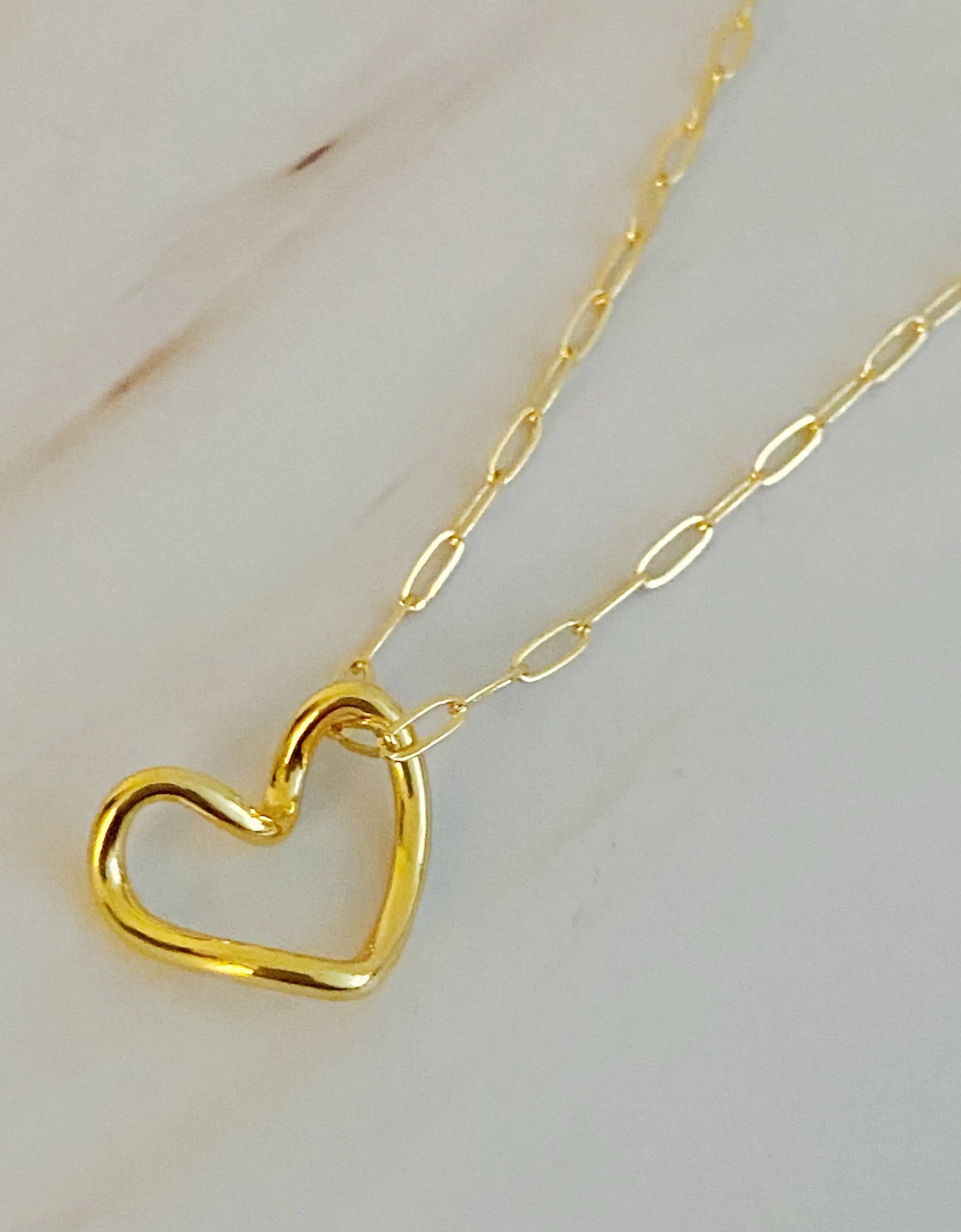 Heart And Chain Necklace