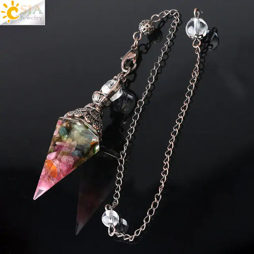 Load image into Gallery viewer, Chakra Healing Pendulum Crystals
