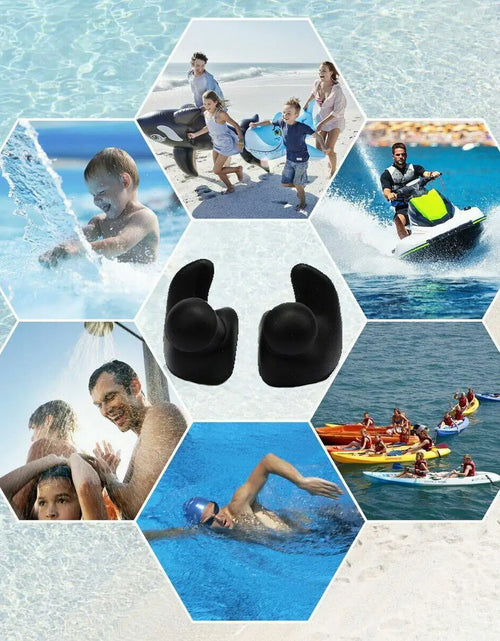 Load image into Gallery viewer, 5/10 Pairs Soft Silicone Ear Plugs For Swimming Sleeping Anti Snore Reusable USA
