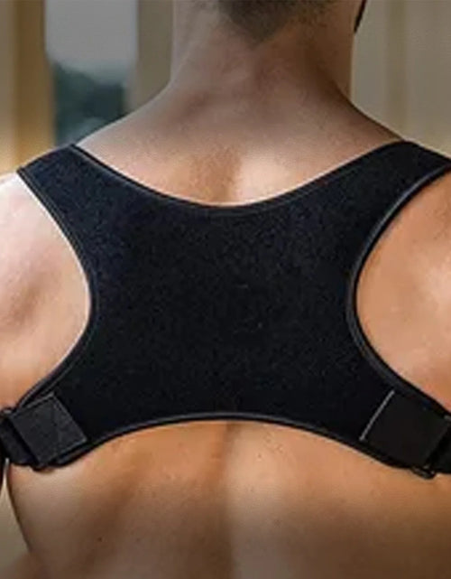 Load image into Gallery viewer, Adjustable Posture Corrector Back Shoulder Support Correct Brace Belt Men Women
