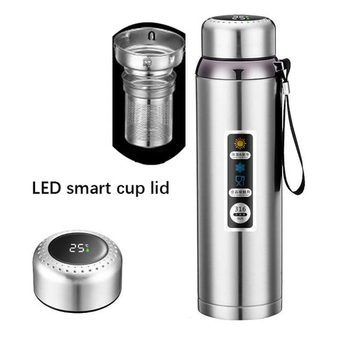 Load image into Gallery viewer, Smart Thermos with LED Display &amp; Tea Filter
