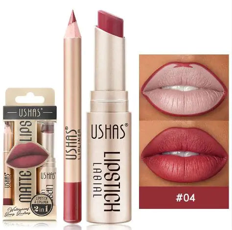 Load image into Gallery viewer, Matte Stain-Free Waterproof Nude Lipstick
