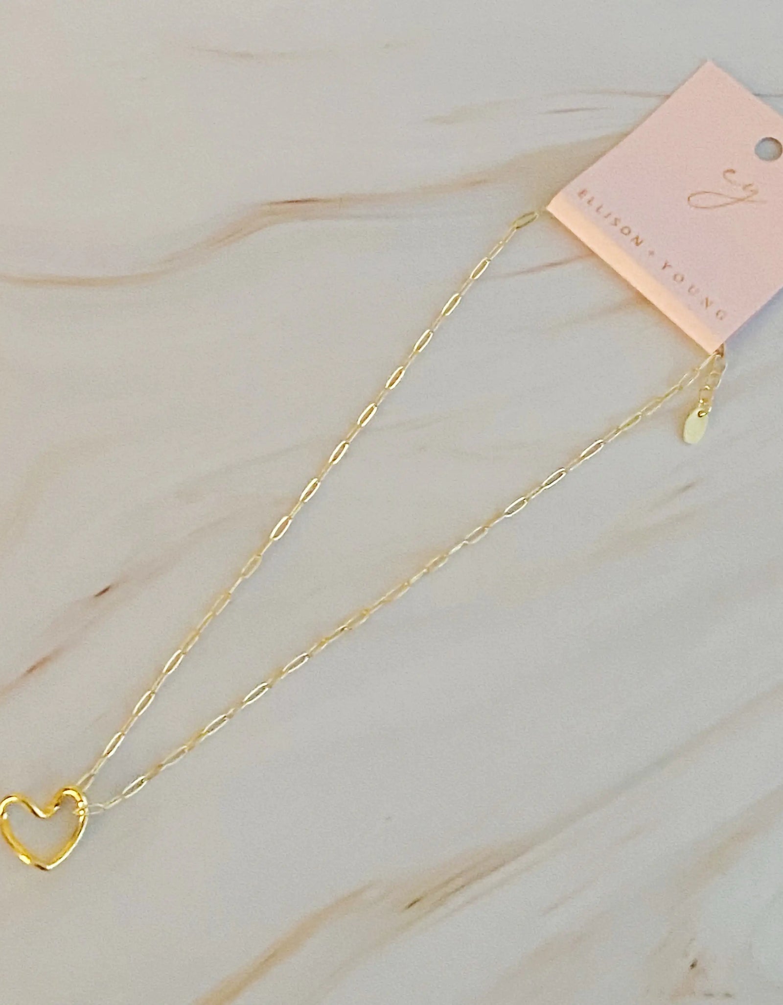 Heart And Chain Necklace