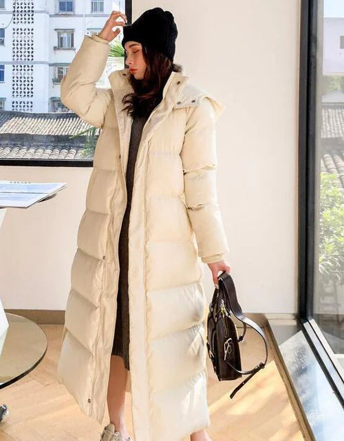 Load image into Gallery viewer, Quilted Hooded Puffer Coat
