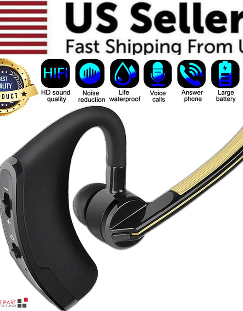 Load image into Gallery viewer, Bluetooth Earpiece Wireless Headset Noise Cancelling Headphones Driver Trucker
