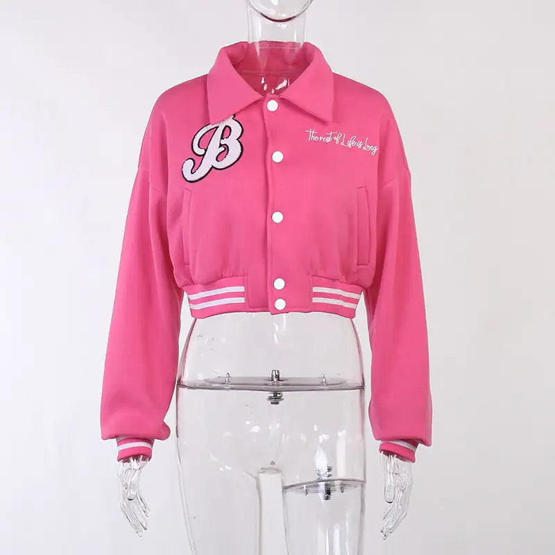 Varsity Baseball Cropped Jacket