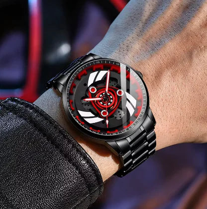 Load image into Gallery viewer, 3D Spinning Motorcycle Engine Watch
