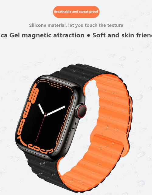 Load image into Gallery viewer, Silicone Strap Band Magnetic Bracelet
