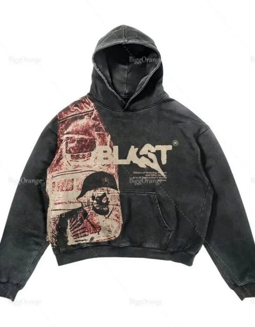 Load image into Gallery viewer, Punk Wind Ninja Printed Hoodies
