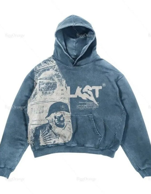 Load image into Gallery viewer, Punk Wind Ninja Printed Hoodies
