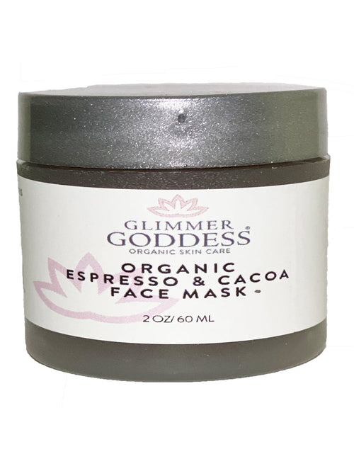 Load image into Gallery viewer, Organic Espresso Cacoa Face Mask Decrease Puffiness &amp; Brighten Complexion
