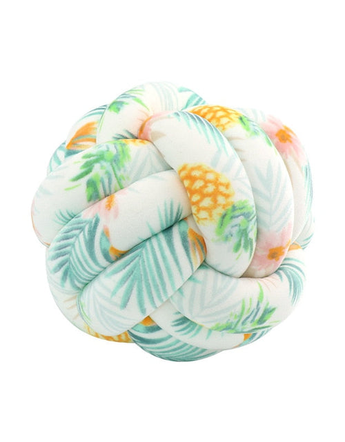 Load image into Gallery viewer, Knotted Ball Throw Pillow
