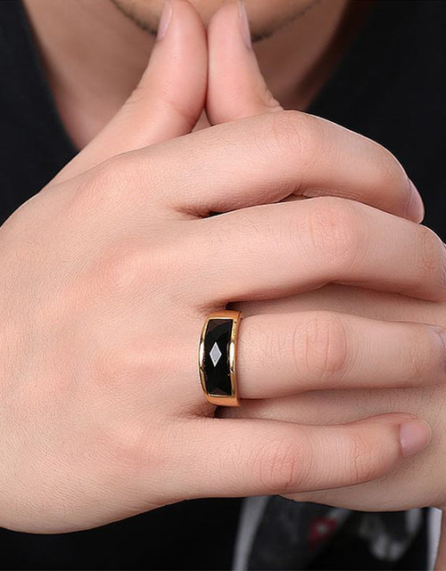 Load image into Gallery viewer, Black Carnelian Stone Rings
