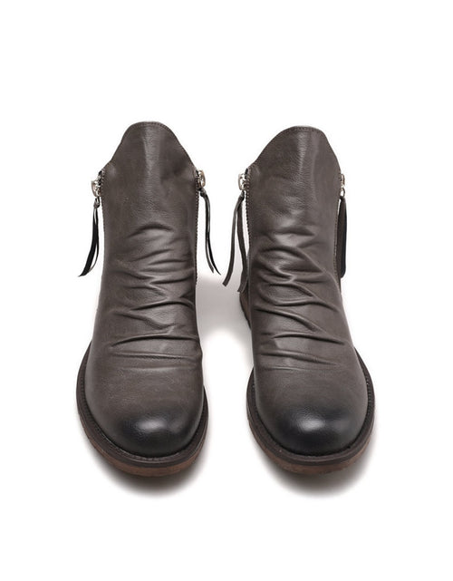 Load image into Gallery viewer, Retro Ankle Non-Slip Leather Boots Men
