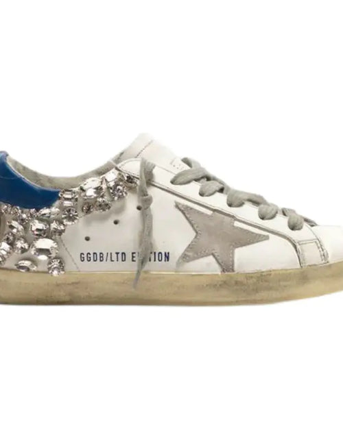 Load image into Gallery viewer, Star Old White Shoes with Diamonds
